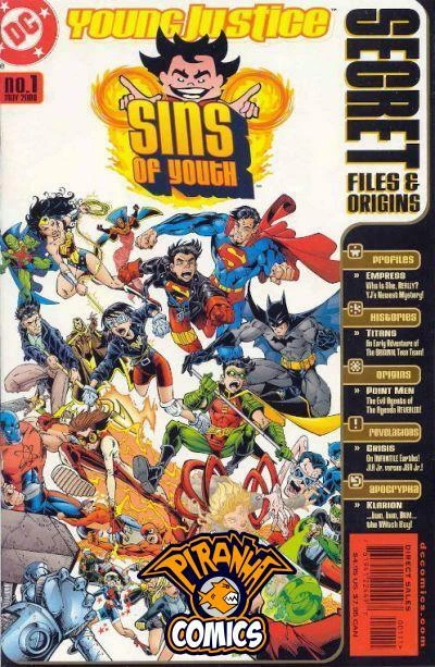 Young Justice: Sins Of Youth - Secret Files & Origins #1 (2000) Vf/Nm Dc