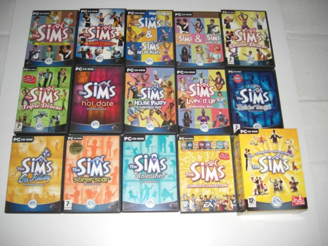 The Sims 1 / Expansion Pack Pc Sims1 Base game / Individual Add-On Simms Packs