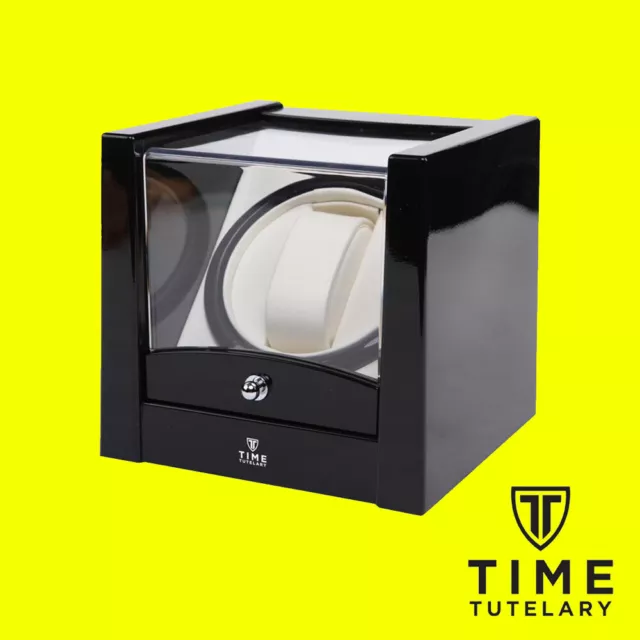 Time Tutelary KA079 Automatic Watch Winder AC Power UK Plug - Black - Brand New