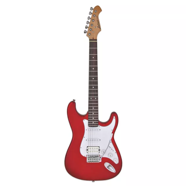Aria Pro II Guitare Électrique STG-004-CA Candy Apple Red