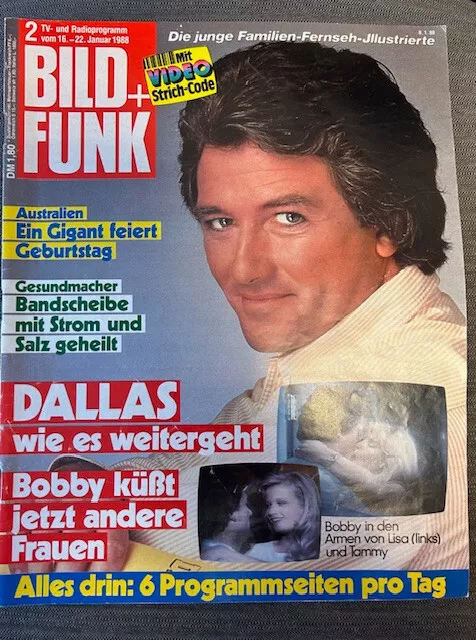 Bild + Funk nr. 2 / 1988 Dallas Patrick Duffy