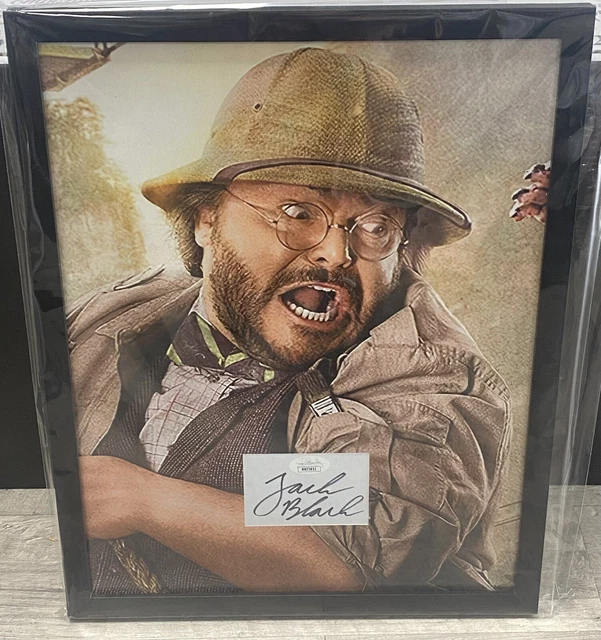Jack Black Hand-Signed Autographed “Jumanji” 11x14 Framed Display w/ JSA COA