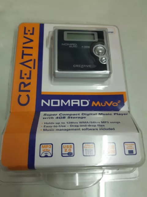 Creative Nomad Muvo2 Reroductor MP3 4GB Nuevo