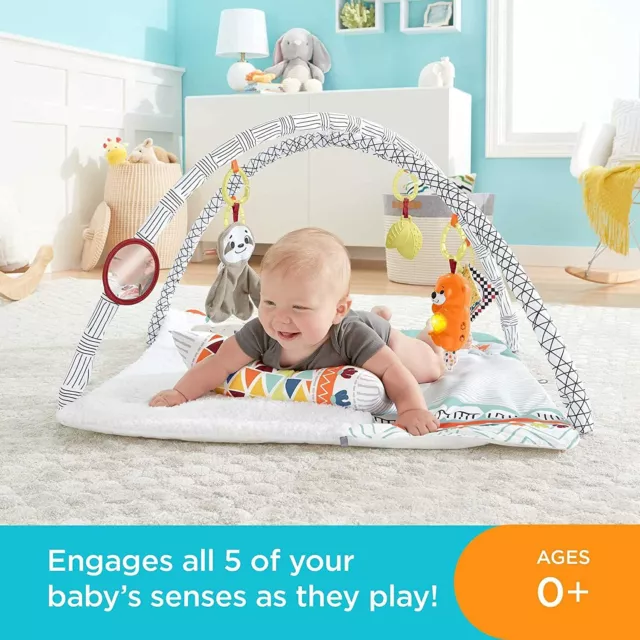 Fisher-Price Perfect Sense Deluxe Gym Baby Infant 0 Months + 2