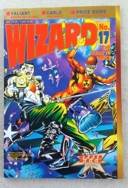 Wizard Comics Magazine Vol 1 No 17 Jan 1993 Valiant Cable Iron Man Bloodshot