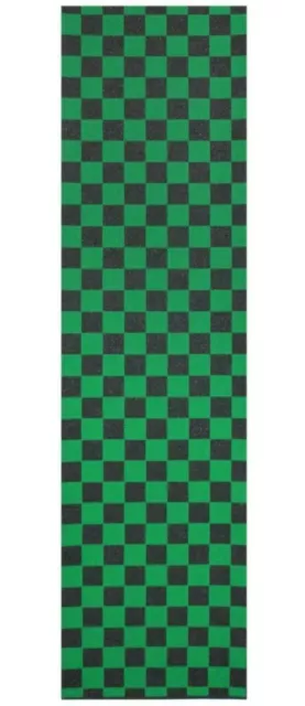 Skateboard Griptape CHECKERED Green 9'' von Black Diamond / Grip Tape kariert