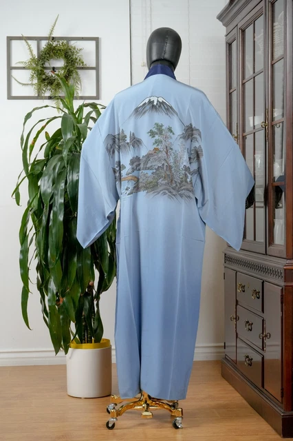 Dear Vanilla Japanese Juban Undergown Men's Kimono Authentic Vintage Japan Mint 7