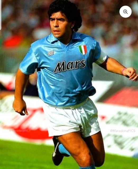 Maillot Napoli Maradona 1988/89 Vintage Taille M - Acrylique/laine, Neuf Sans Emballage