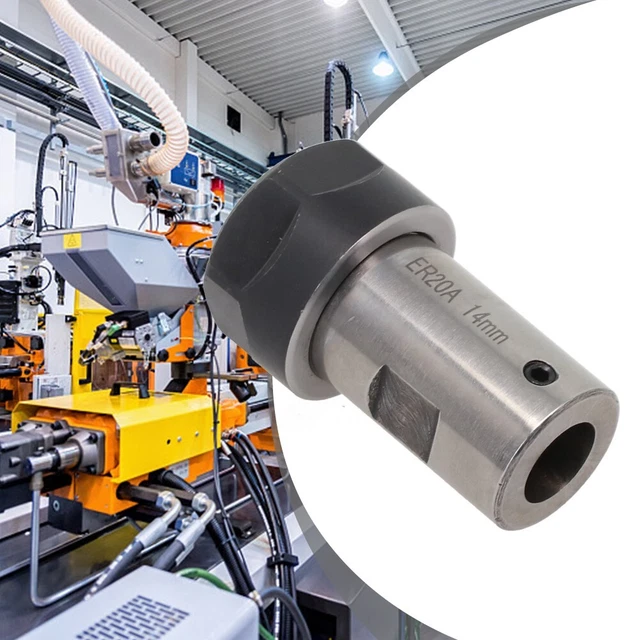 Durable Motor Shaft Collet Chuck with Long Handle for Deep Hole Processing