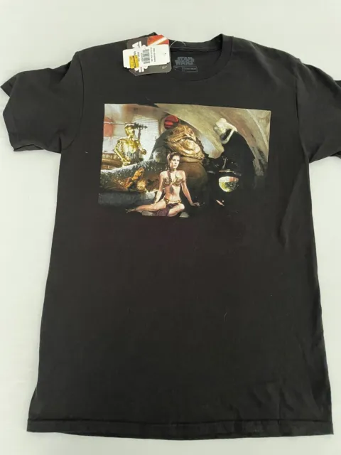 New Star Wars Princess Leia Short Sleeve T Shirt Black Small S 0923
