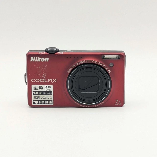 Nikon COOLPIX S6000 レッド Amazon | Nikon デジタルカメラ COOLPIX (クールピクス) S6000