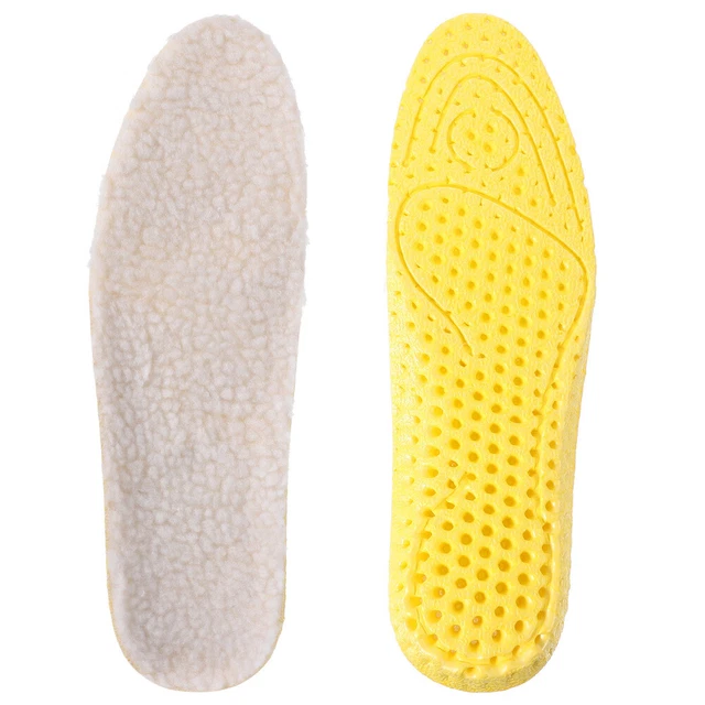 1 Paar Schuheinlegesole Schaffell -Einlegesohlen Fleece -Einsätze gemütliche