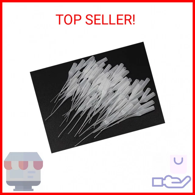 Bonsicoky 200Pcs Micro CA Glue Tips, Precision CA Applicator Tips Glue Tip Exten