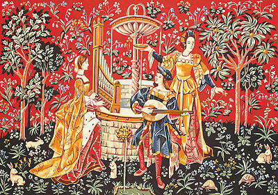Canticchiando Uccello Colibri SEG de Paris Arazzo/Tele Ricamate Colibri Unite 