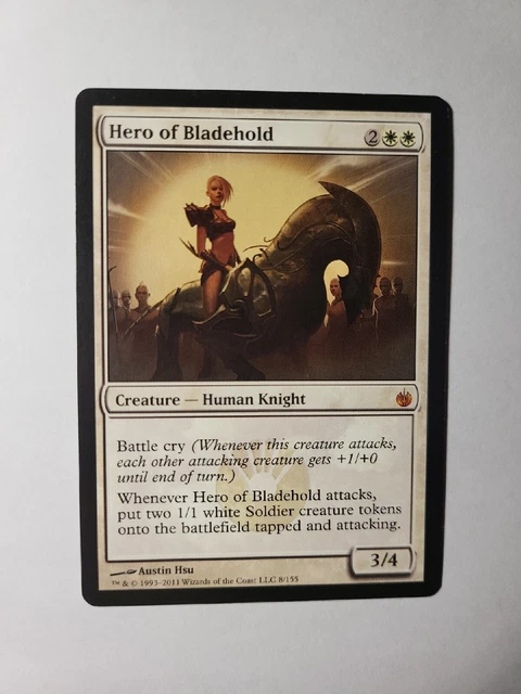 MTG Hero of Bladehold Mirrodin Besieged 8/155 Regular Mythic