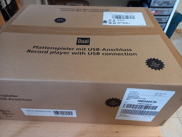 Dual Plattenspieler Dt 255 New Edition DUAL PLATTENSPIELER »DT 255« New Edition USB Schallplattenspieler Neu