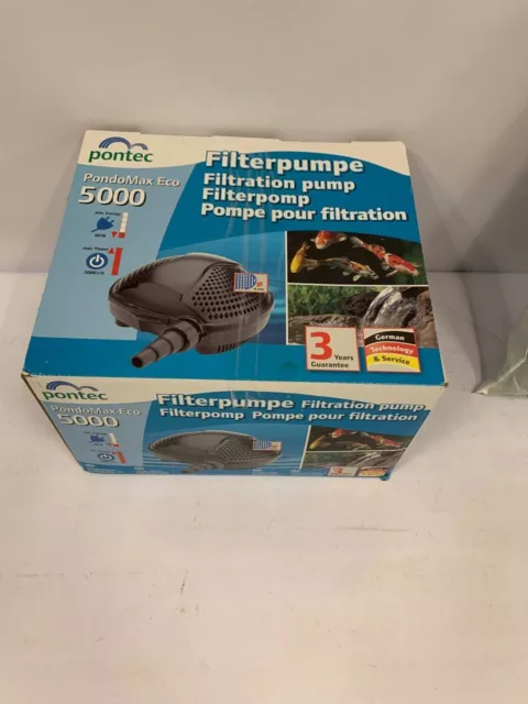 Pontec Filter- und Bachlaufpumpe PondoMax ECO 5000 - 50855 NEU mit Rechnung