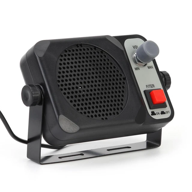 TS-650S 3.5mm Wired External Car Loud Speaker with Switch for Yaesu Car Radio
