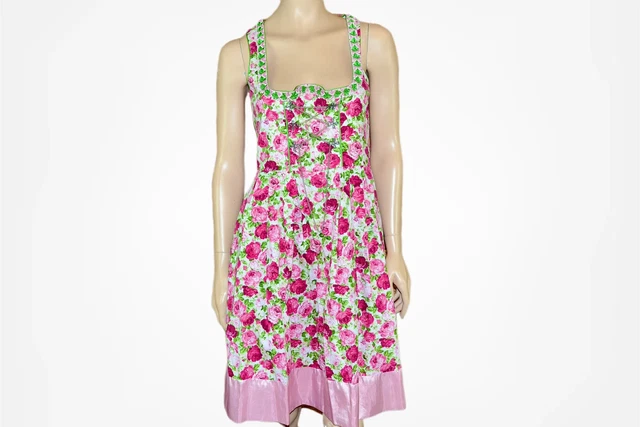 Floral Dirndl dress Oktoberfest dress Size S