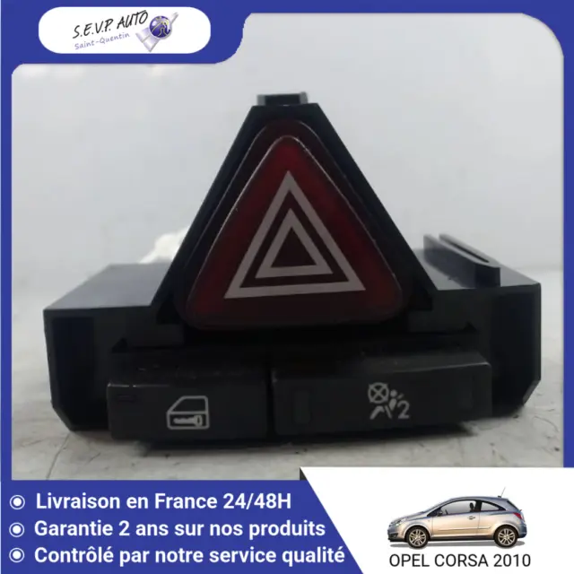 🇫🇷  Bouton De Warning Opel Corsa 2010- 🚀 13189529