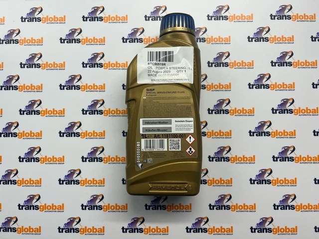 Genuine Land Rover STC50519 Sivar 1 Liter Power Steering Fluid - Defender Discovery Range Rover