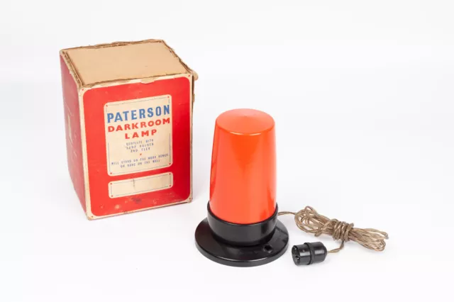 Paterson Darkroom lamp vintage with old plug