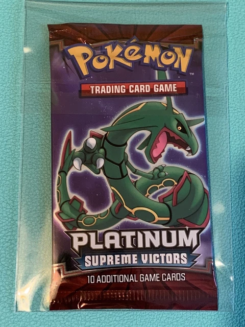 Pokemon Platinum Supreme Victors Booster Pack - Rayquaza Artwork  - New/Sealed