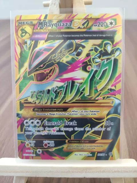 M Rayquaza EX 98/98 - XY Ancient Origins MEGA Shiny Ultra Rare Full Art  Pokémon
