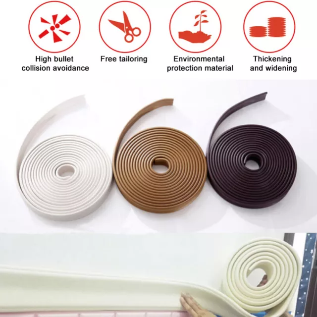 Self-adhesive Waist Line Wall Sticker Wallpaper Border Skirting Board Sticker AU