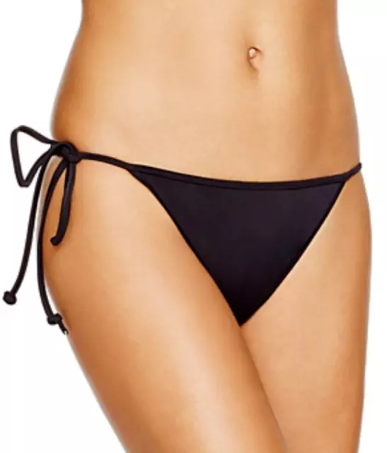 Milly Italian Solid Side Tie Bikini Bottom MSRP $90 Size M # U8 432 NEW