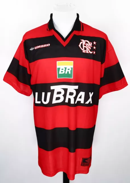 Cr Flamengo 1999 Home Shirt Xl #10 - Maillot Umbro Vintage - Maglia Camiseta