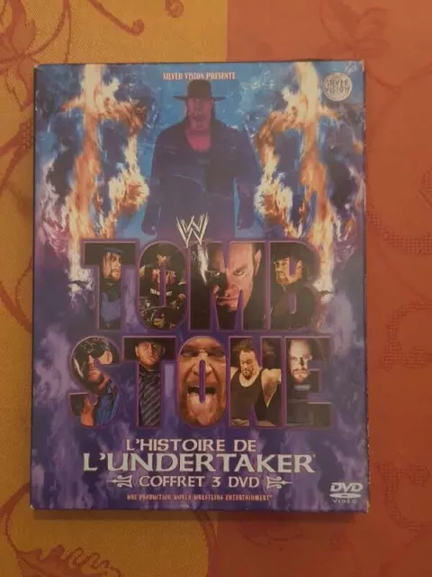 Coffret 3 DVD Tombstone : L'Histoire de l'Undertaker (Catch, Wrestling, WWE)