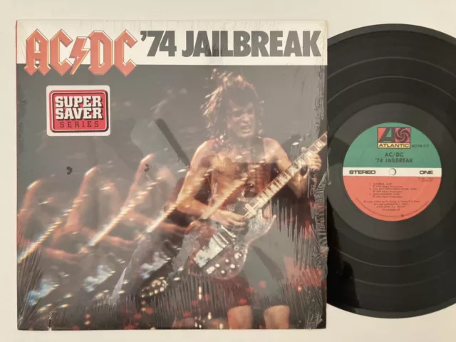 Gripsweat - AC DC 74 Jailbreak US Atlantic Record Label Ex Vg Ac / Dc 1984  Vinyl 80178 1 Y
