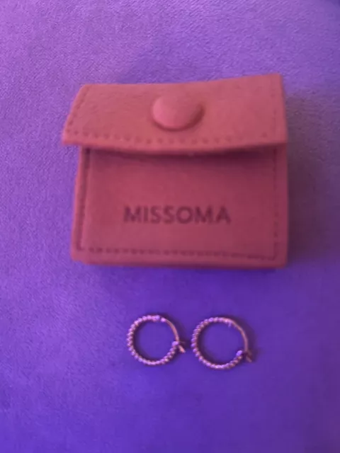 MISSOMA MINI HELICAL Hoop Earrings Brand New Perfect Gift