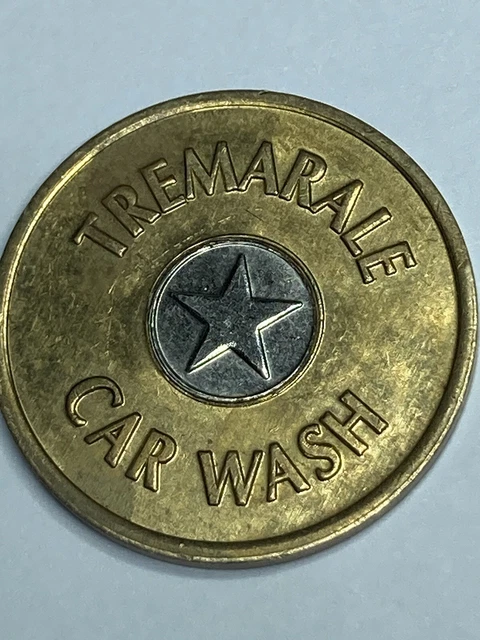 TREMARALE CAR WASH TOKEN DUNDEE FLORIDA OBSOLETE #qg1