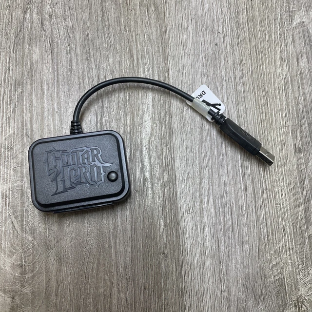 PS3 GUITAR HERO Wireless Drum Usb Dongle Receiver By Redoctane 95481.