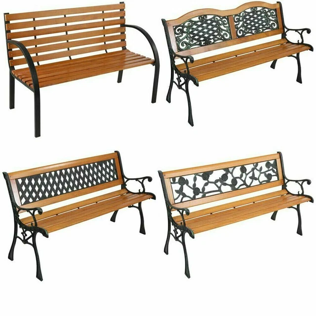 Banc De Jardin-Banquette De Jardin-Chaise De Jardin à 3 Places Avec Coussins Noir Resine Tressee 87954336