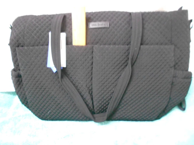Vera Bradley Iconic Ultimate Baby Diaper Bag 5 pieces Classic Black NWT MSRP$165