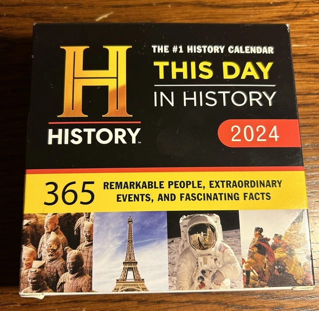 2024 HISTORY CHANNEL This Day in History Boxed Calendar 365 Remarkable
