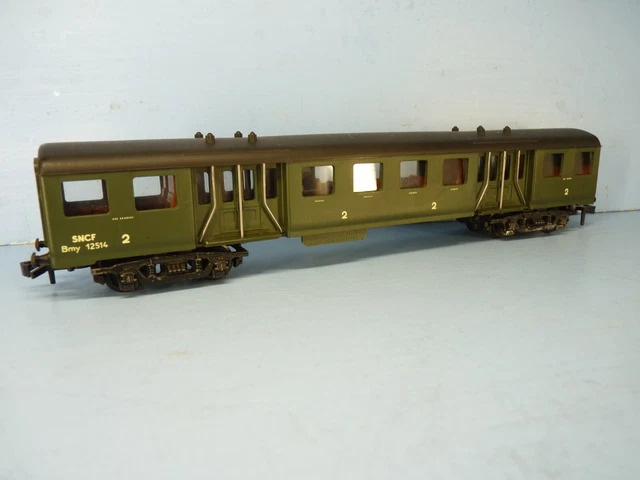 Wagon Voyageurs SNCF 2ème Classe Hornby – échelle HO, Référence 7350, Occasion
