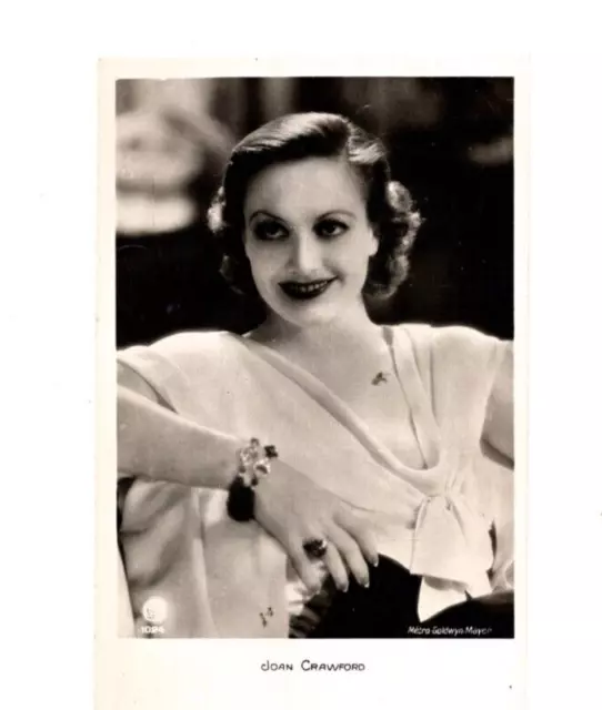 CARTE POSTALE  acteur-comédien. JOAN CRAWFORD.  Format 9 x 14 cm.