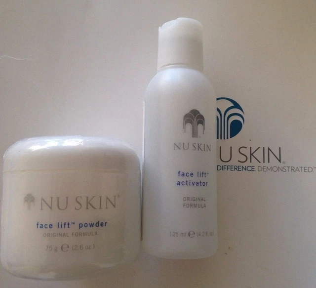 Nuskin Face Lift Activator with Powder and Face Lift Liquid Nu skin