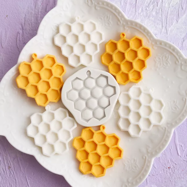 Honeycomb Bee Silicone Mould Mold Sugarcraft Icing Fondant Cake Decorating Tool