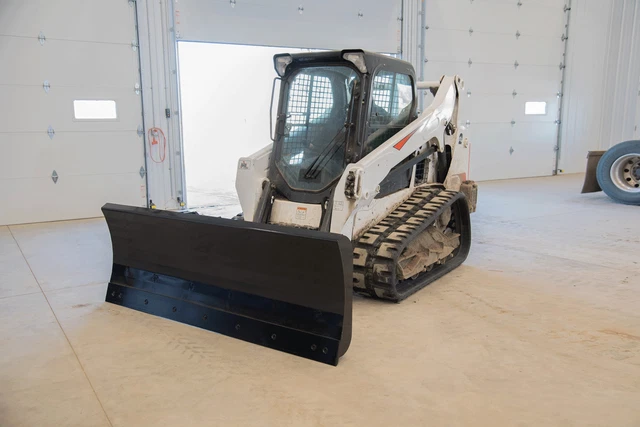 72" Dozer Blade by Jenkins for Skid Steers, Hydraulic Angle, Set For Takeuchi