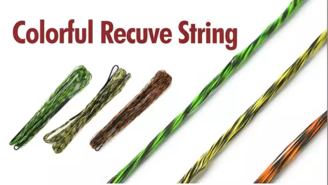 Archery Recurve Bow String Longbow String 16 Strands Bowstrings