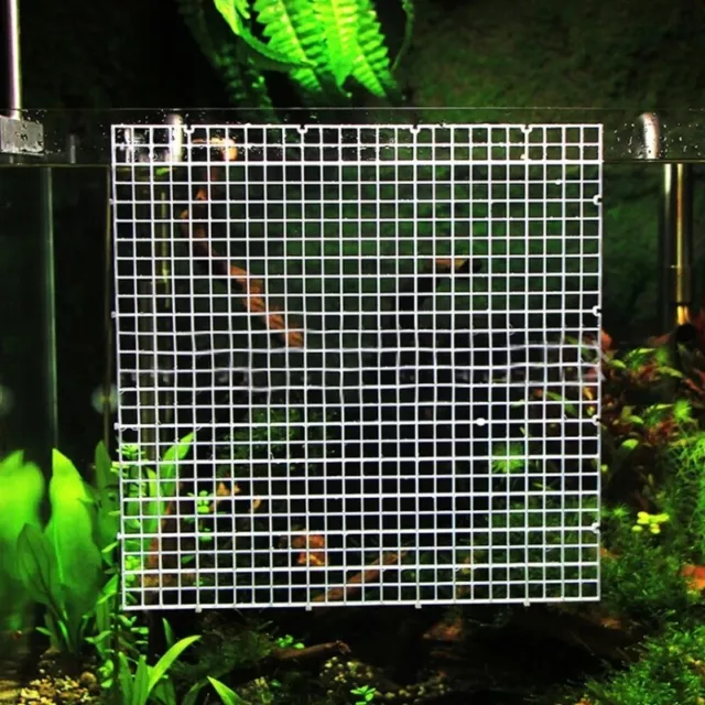 4PCS Aquarium Divider Tray Egg Crate Grid Fish Tank Divider Bottom Isolation DIY