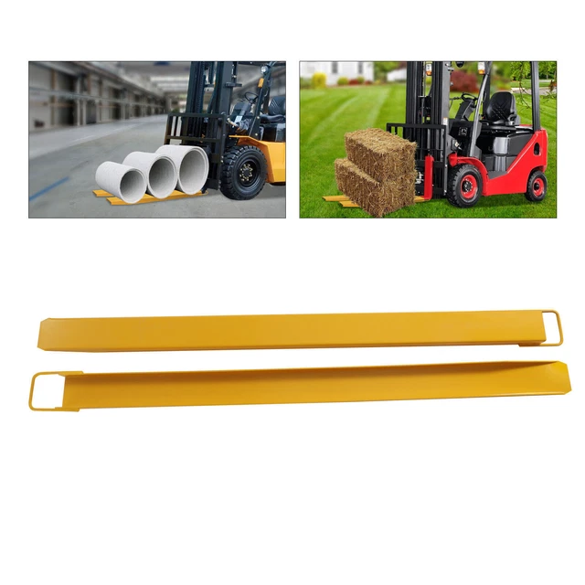 2x 72"*4.5" Heavy-duty Industrial Pallet Fork Forklift Extensions Tool