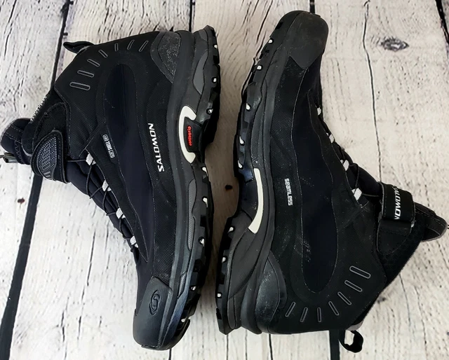 SALOMON DEEMAX 3 TS waterproof Boots Mens 10.5 Black Thinsulate