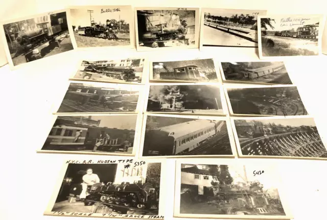 Vintage Lot of Railroad Train Photos -Some Have 1978 Rest Undated-Good Condition