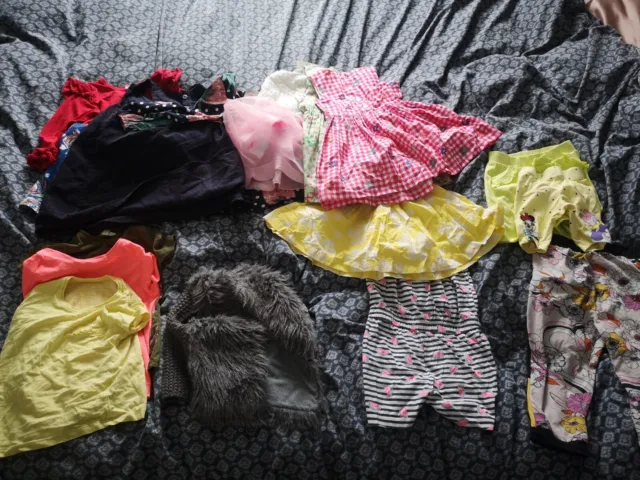 Girls 18 - 24 Months Bundle Clothes. 15 items.